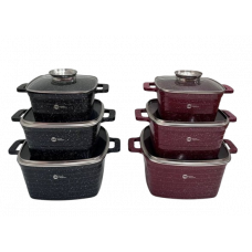 Набор кастрюль из 6 предметов Higher Kitchen HK-322