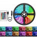 Светодиодная лента LED RGB USB APP SF-2 самоклеющаяся 5 м с пультом ДУ на 300 диодов