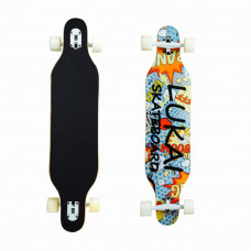 Скейтборд Лонгборд деревянный "Лука",PU колеса 880a