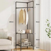 Напольная угловая вертикальная вешалка для одежды и обуви Corner coat rack (RD-2) Стойка-вешалка в гардеробную