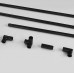 Напольная угловая вертикальная вешалка для одежды и обуви Corner coat rack (RD-2) Стойка-вешалка в гардеробную