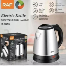 Электрочайник металлический качественный нержавейка 2 л 2200W RAF R.7816