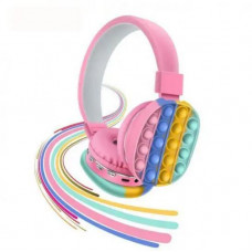Беспроводные Bluetooth наушники для детей и подростков CXT 806E в стиле Pop IT