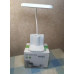 Светодиодная настольная лампа Led table lamp qp-2209-B с USB Гибкая светодиодная лампа на аккумуляторе