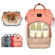 Сумка-рюкзак для мам и пап с термо-карманами для бутылочек на 20 л MOM'S BAG NJ-499