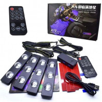 Универсальная автомобильная RGB led подсветка NJ-00126 ABS-Пластик