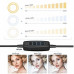Кольцевая лампа LED Ring Light 26 см с подставкой для настольной сьемки