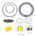 Кольцевая лампа LED Ring Light 26 см с подставкой для настольной сьемки