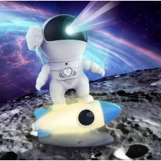 Лазерный ночник проектор галактики Астронавт на луне Проекционный 3d светильник ночник