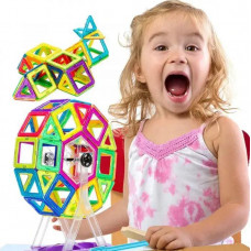 Магнитный конструктор-чемодан Magic Magnet 40 деталей Детская 3D головоломка для создания объемных моделей