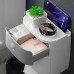 Держатель для туалетной бумаги бумажных полотенец Towel Holder AA2-2 Настенный органайзер для ванной и туалета