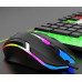 Комплект игровая клавиатура KM-5003 проводная USB с подсветкой RGB и геймерская мышка