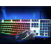 Комплект игровая клавиатура KM-5003 проводная USB с подсветкой RGB и геймерская мышка