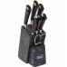 Набор ножей из нержавеющей стали с подставкой Kitchen knife B12432 (8 предметов)