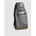 Мужская сумка однолямочная через плечо Сумка-слинг Backpack for men AND JASPER 2146 Рюкзак черный эко-кожа