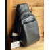 Мужская сумка однолямочная через плечо Сумка-слинг Backpack for men AND JASPER 2146 Рюкзак черный эко-кожа