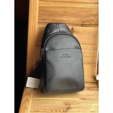 Кожаная мужская нагрудная сумка Backpack for men AND JASPER L99810-a Бананка на грудь из искусственной кожи