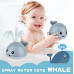 Игрушка для ванной Кит с фонтаном Bath Toys светящийся, кит-фонтан для купания с подсветкой