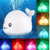 Игрушка для ванной Кит с фонтаном Bath Toys светящийся, кит-фонтан для купания с подсветкой