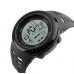 Часы наручные мужские Skmei 1167BK Black водостойкие тактические