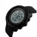 Часы наручные мужские Skmei 1213BK Black Big Size часы ударопрочные тактические