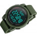 Мужские часы водостойкие тактические Skmei 1257AG Army Green, наручные часы противоударные