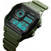 Мужские часы водостойкие с подсветкой Skmei 1299AG Army Green, наручные часы противоударные