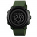 Мужские часы тактические с подсветкой Skmei 1426AGBK Army Green-Black ABS Ring наручные часы противоударные