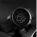 Мужские часы тактические с подсветкой Skmei 1426BKBK Black-Black ABS Ring наручные часы противоударные