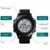 Мужские часы тактические с подсветкой Skmei 1508BKWT Black-White наручные часы противоударные