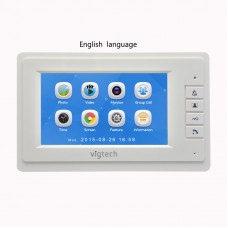 Домофон Intercom WJ724RC9 Цветной Видеозвонок с картой памяти