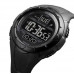 Тактические мужские часы Skmei 1656BK Black водостойкие наручные кварцевые противоударные