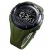 Тактические мужские часы Skmei 1656GN Army Green водостойкие наручные кварцевые противоударные