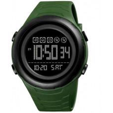 Противоударные тактические мужские часы Skmei 1674AGBK Army Green-Black водостойкие наручные кварцевые