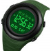 Противоударные тактические мужские часы Skmei 1674AGBK Army Green-Black водостойкие наручные кварцевые