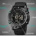 Мужские часы тактические с подсветкой Skmei 1762BK Black 10 Atm электронные наручные часы противоударные