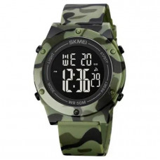 Мужские часы тактические с подсветкой Skmei 1772CMGNBK Army Green Camo/Black наручные противоударные