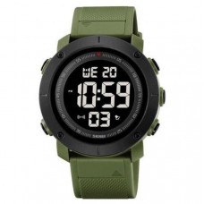 Наручные часы с подсветкой противоударные тактические Skmei 2122AGBK Army Green Black