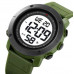 Наручные часы с подсветкой противоударные тактические Skmei 2122AGWT Army Green White