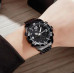 Мужские наручные часы электронные противоударные водостойкие Skmei 1649BK Black DualTime