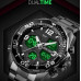 Мужские наручные часы электронные противоударные водостойкие Skmei 1649BK Black DualTime
