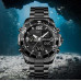 Мужские наручные часы электронные противоударные водостойкие Skmei 1649BK Black DualTime
