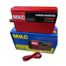 Инвертор преобразователь тока МКС 2500W преобразовывает электричество DC/AC из 12В в 220В