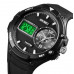 Мужские наручные тактические часы противоударные водостойкие Skmei 1761BKWT Black-White