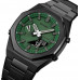 Мужские наручные часы электронные противоударные водостойкие Skmei 1816BKGNBK Black/Green-Black