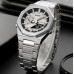 Мужские наручные часы электронные противоударные водостойкие Skmei 1816SIBK Silver-Black