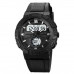 Наручные мужские тактические часы противоударные с подсветкой Skmei 1881BKWT Black-White