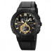 Наручные мужские тактические часы противоударные с подсветкой Skmei 1881GDBK Gold-Black