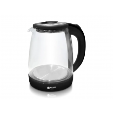 Электрочайник BITEK BT-3110 дисковый стеклянный с подсветкой 1,8 л 2400Вт Черный