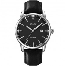 Наручные мужские часы классические противоударные водостойкие Skmei 2121SI Silver